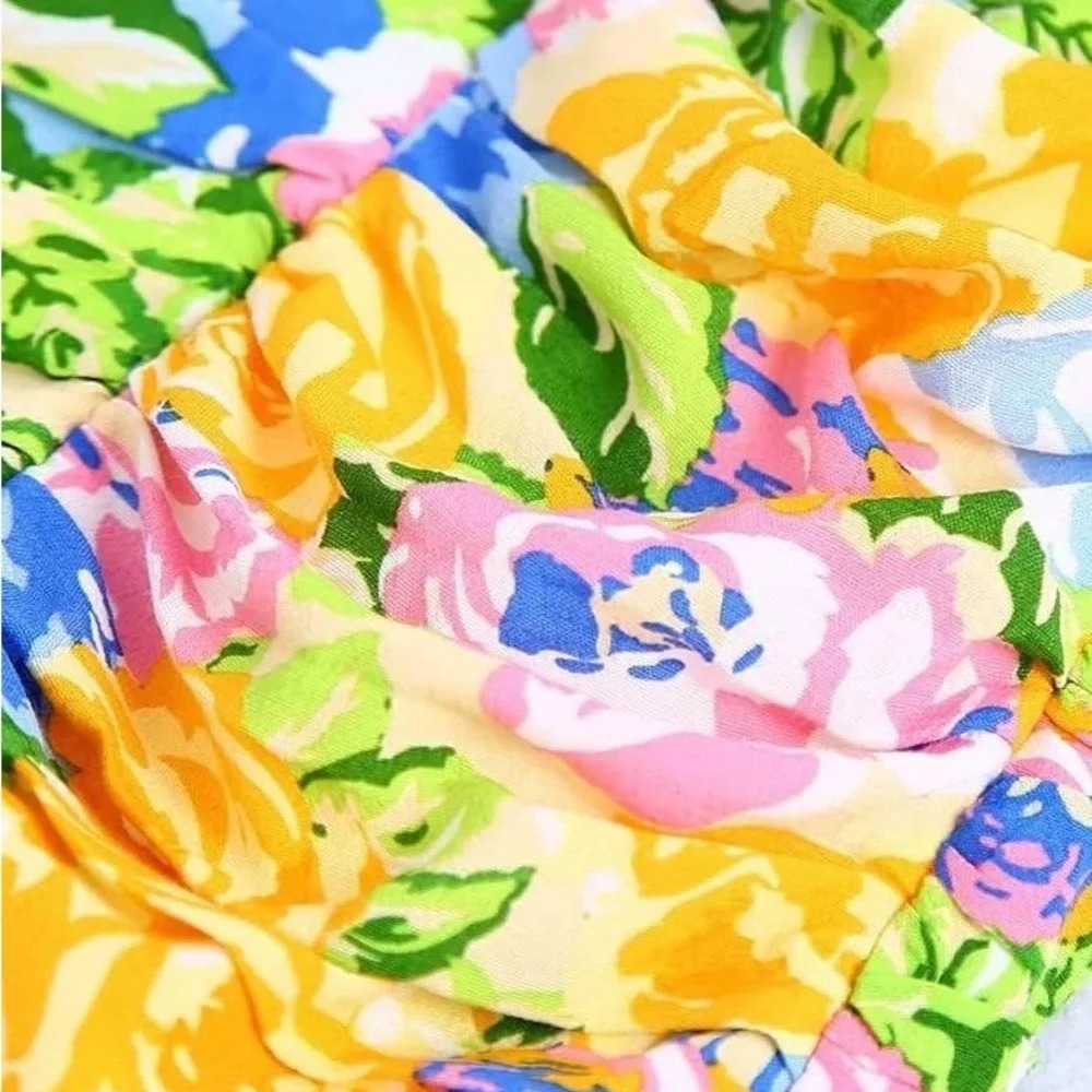 Zara Floral Pleated Mini Sundress - Picture 6 of 8